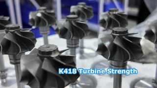 Material da lâmina da roda da turbina: K418