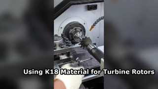 Por que a FIRE TURBO insiste em usar material K18 para rotores de turbina?